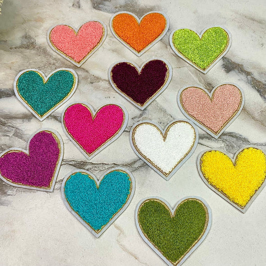 Chenille Patches - Heart