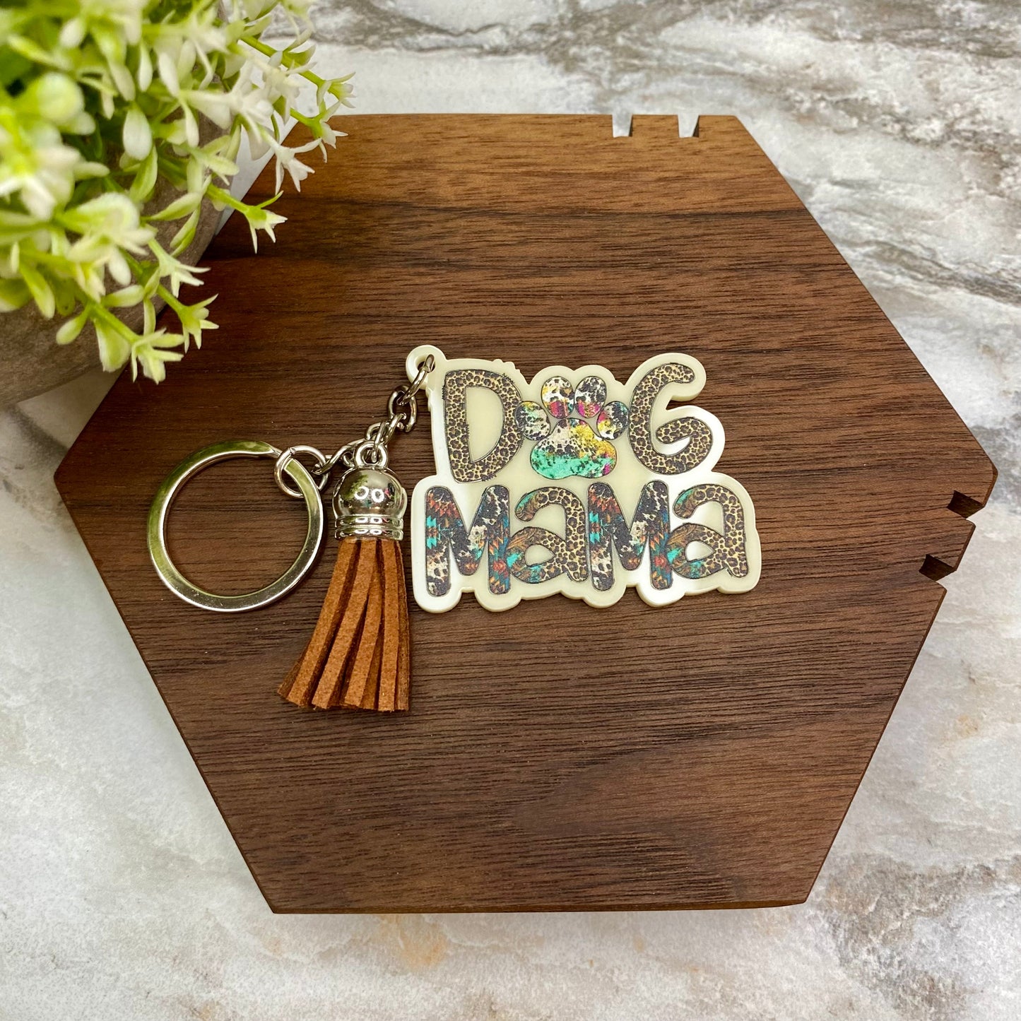 Keychain - Acrylic - Dog Mama