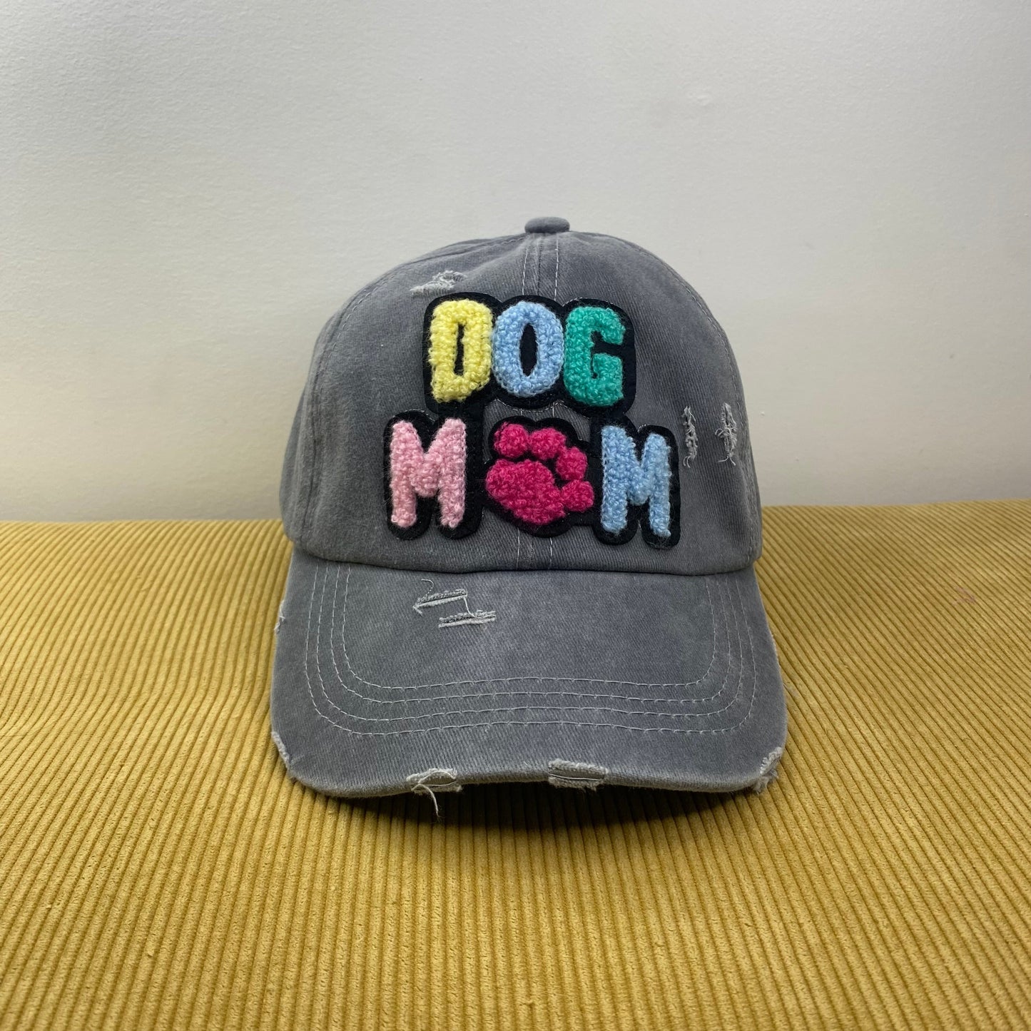 Hat - Dog Mom - Grey