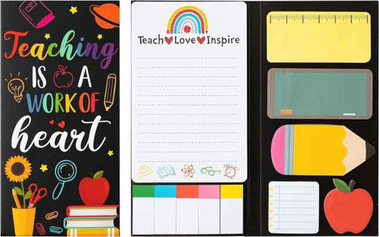 Sticky Note Booklet Set - Teaching Heart (Black Background) - PREORDER