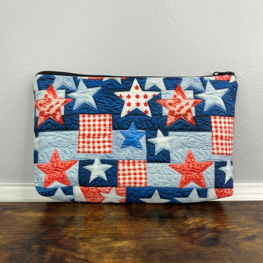 Pouch - Quilted Stars