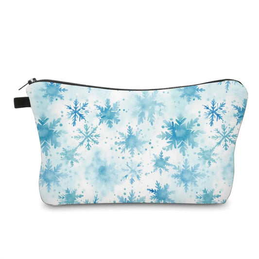 Pouch - Snowflake 4 - Aqua