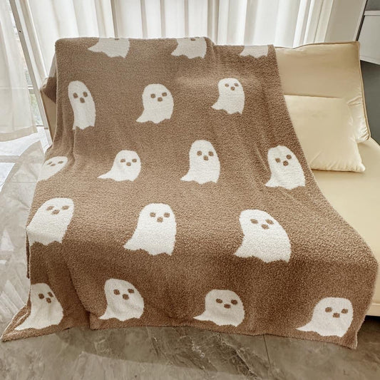 Blanket - Soft Dreams - Double Sided Ghost Chocolate White - PREORDER 6/24-6/27