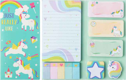 Sticky Note Booklet Set - Unicorns - PREORDER