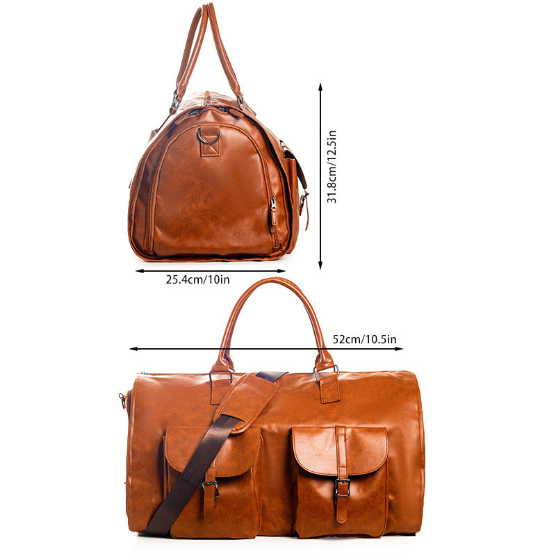 Rory, The Ultimate Duffle - Camel Faux Leather - PREORDER 10/4-10/6