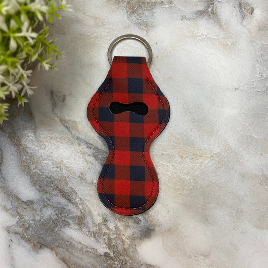 Lip Balm Chapstick Holder - #17 - Plaid