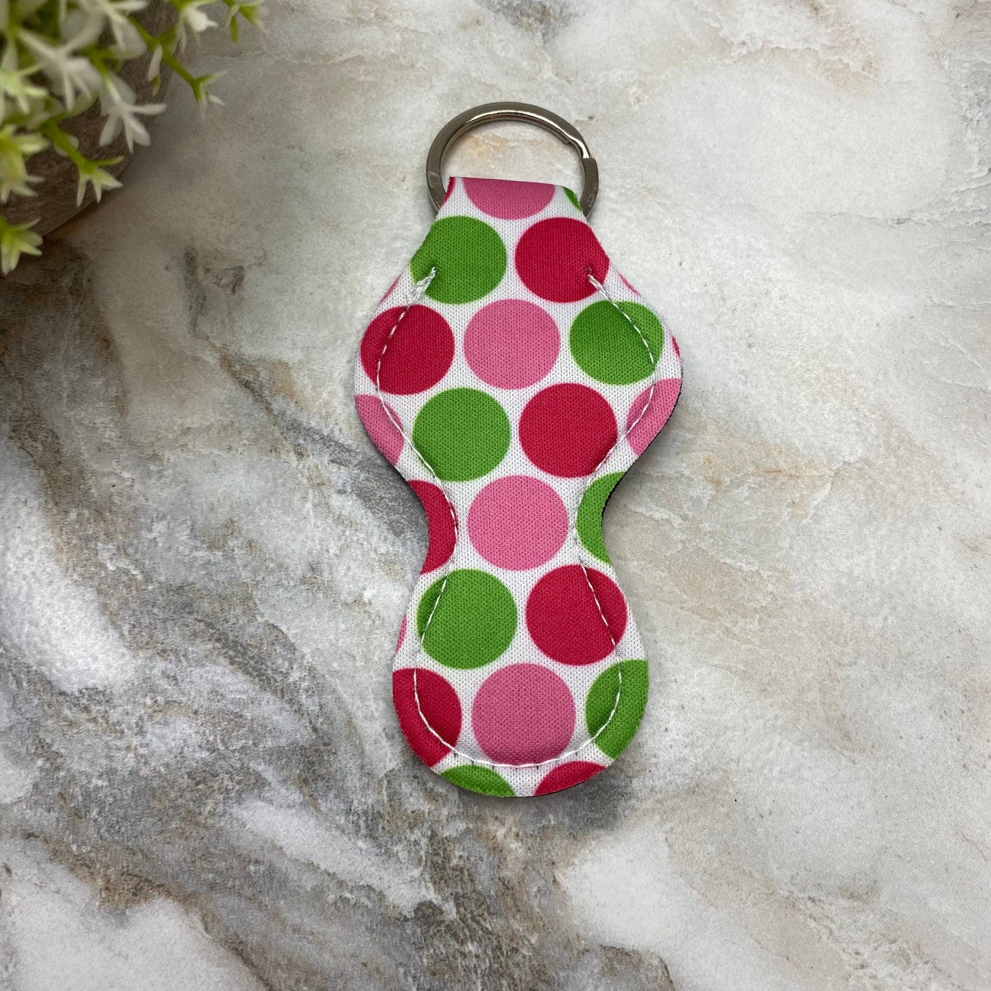 Lip Balm Chapstick Holder - #5 - Polka Dots