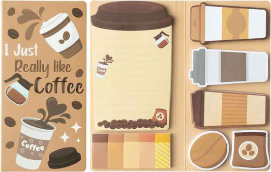 Sticky Note Booklet Set - Coffee - PREORDER
