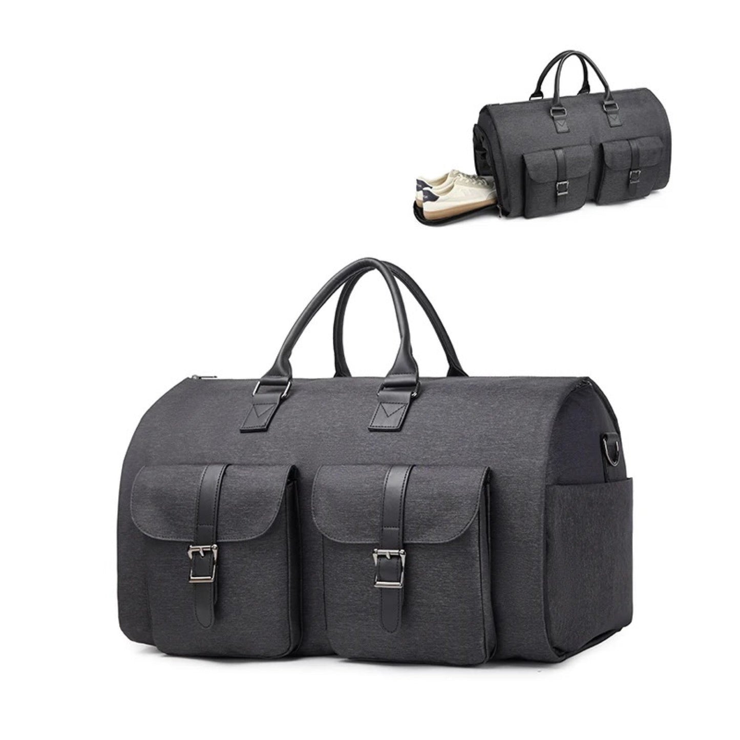 Rory, The Ultimate Duffle - Charcoal Grey/Black - PREORDER 10/4-10/6