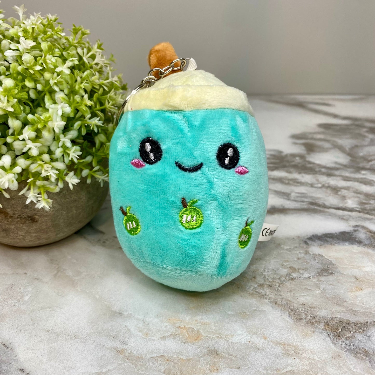 Keychain Toy - Plush Bubble Tea Boba