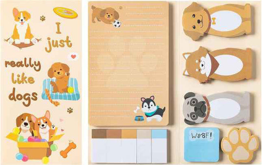 Sticky Note Booklet Set - Really Like Dogs - PREORDER