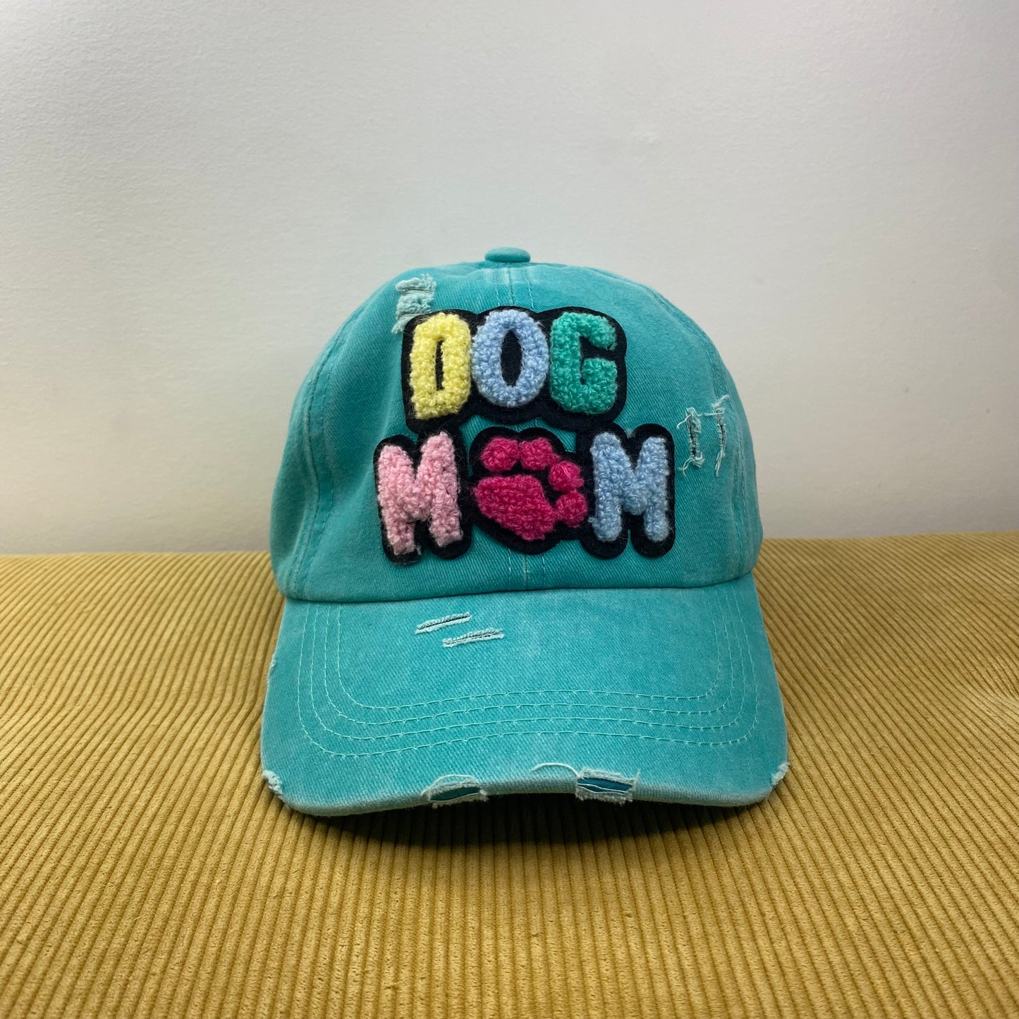 Hat - Dog Mom - Turquoise