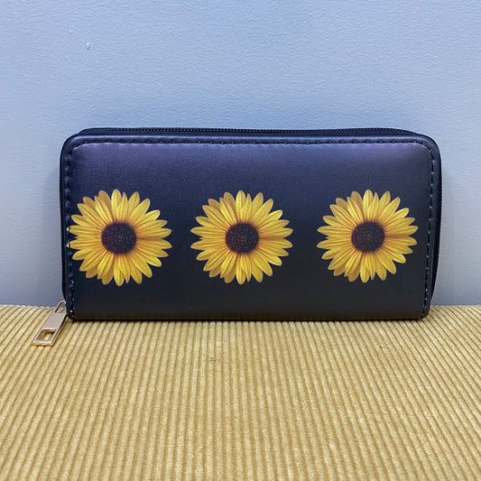 Wallet - Faux Leather - Sunflower Row