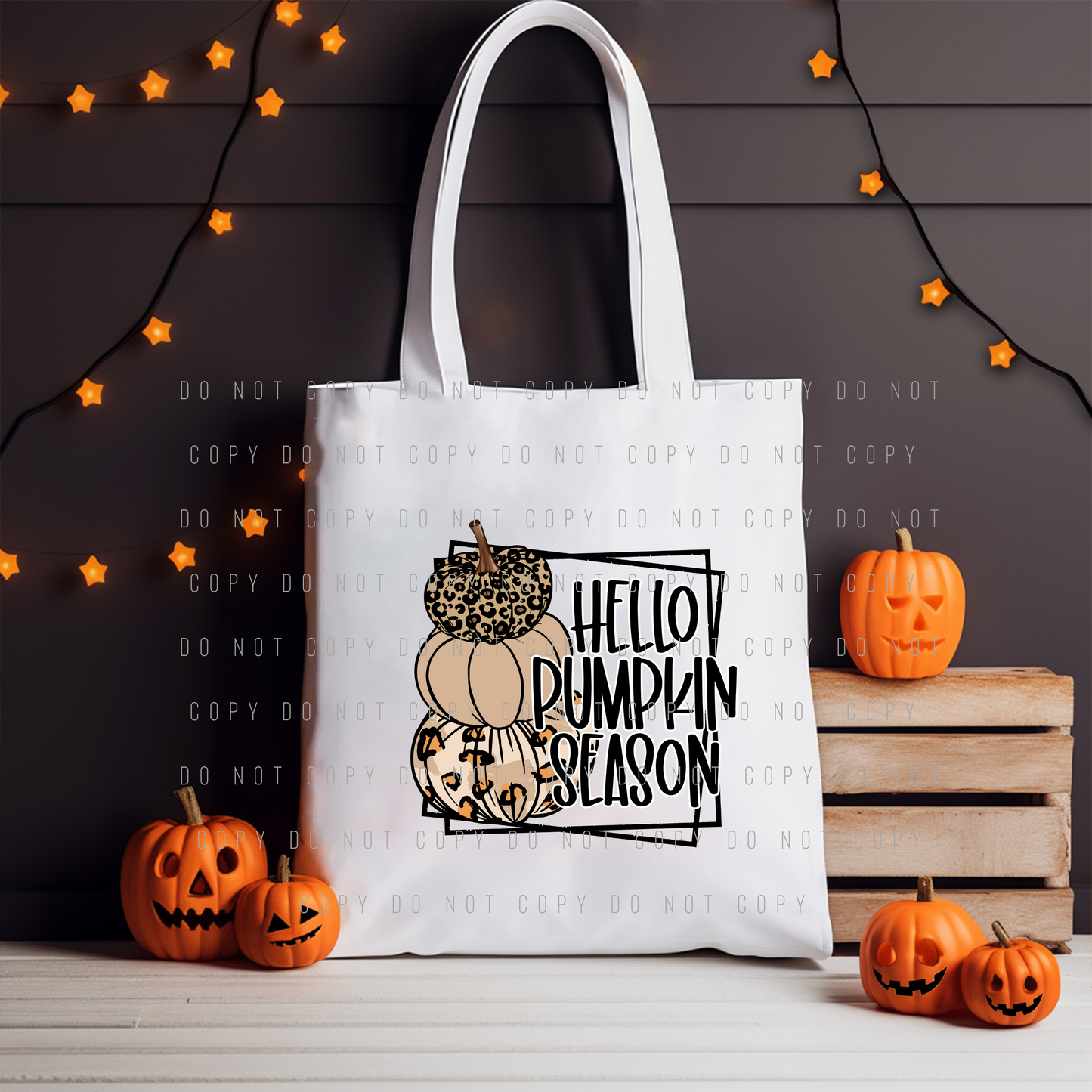 Tote Bag - Halloween - Hello Pumpkin