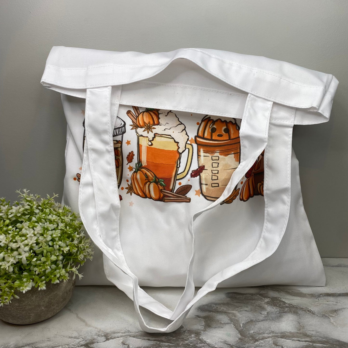 Tote Bag - Halloween - Pumpkin Coffee