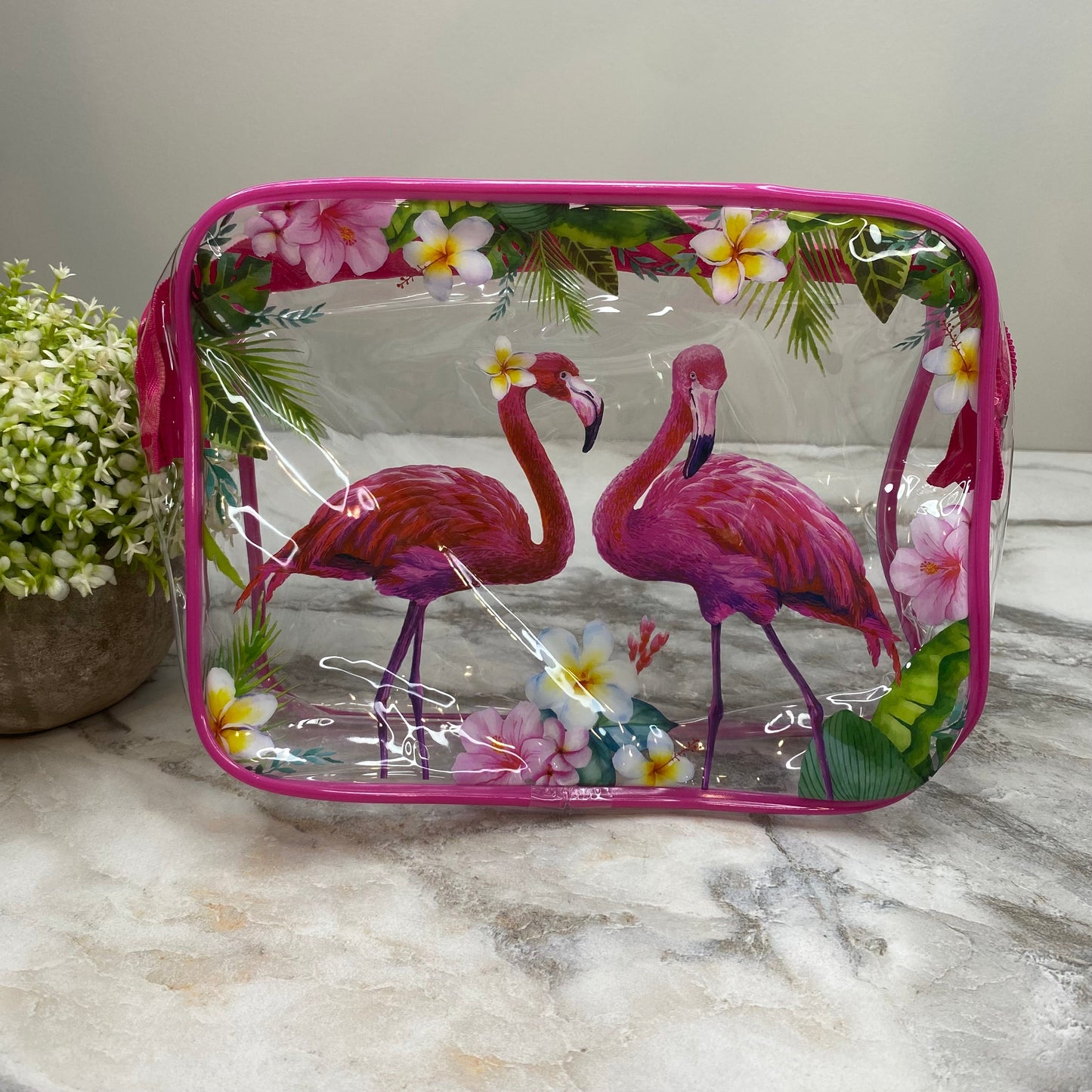 Clear Pouch - Flamingo - #3