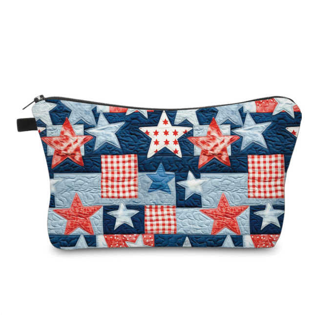 Pouch - Quilted Stars