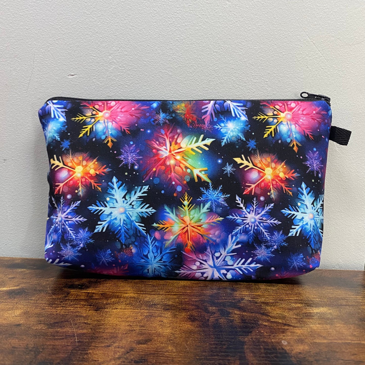 Pouch - Bright Rainbow Snowflake